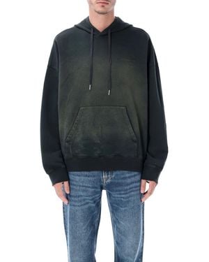Golden Goose Bleached Hooded Sweatshirt - Blue