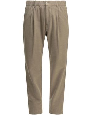 Herno Wool Blend Sasual Pants - Natural
