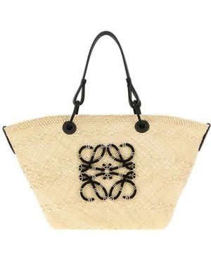 Loewe Anagram Basket Medium - Metallic