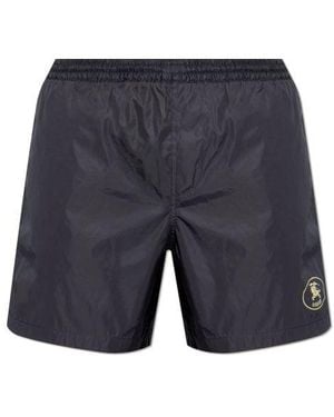 Burberry Knight Stamp Swim Shorts - Blue