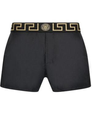 Versace 'Greca' Swimsuit - Gray