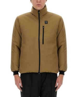 South2 West8 Jacket With Logo - Natural