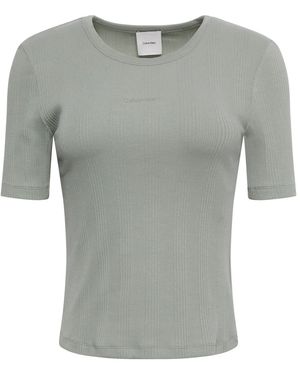 Calvin Klein Hs Varigated Rib - Grey