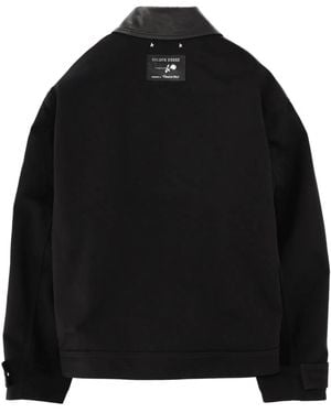 Golden Goose Cotton Leather Collar - Black