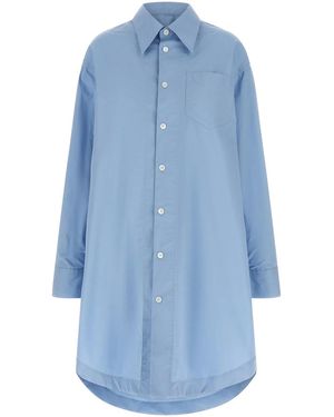 Ami Paris 'Ami De Coeur' Shirt Dress - Blue