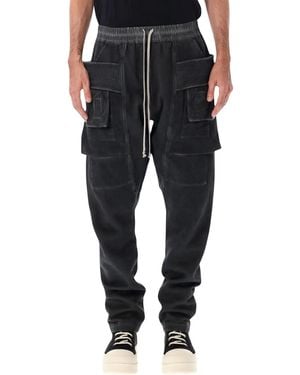 Rick Owens Drkshdw Creatch Cargo Sweatpants - Black