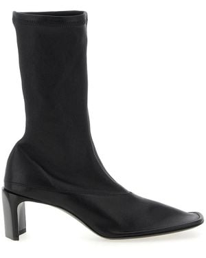 Jil Sander Nappa Ankle Boots - Black