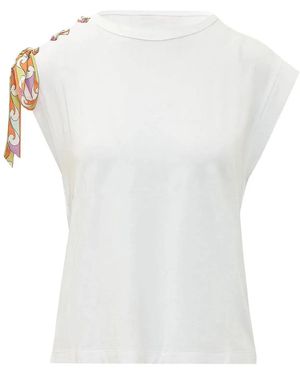 PUCCI Top With Printed Detail - White