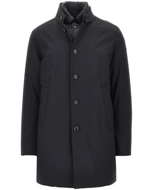 DUNO Palladium Padded Stretch Nylon Coat - Blue