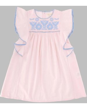 Louise Misha Vestito Con Ricamo - Pink