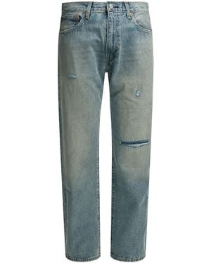 Levi's "555 Relaxed Straight" Straight Leg Jeans" - Blue