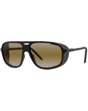 Vuarnet Matte Injected Sunglasses - Green