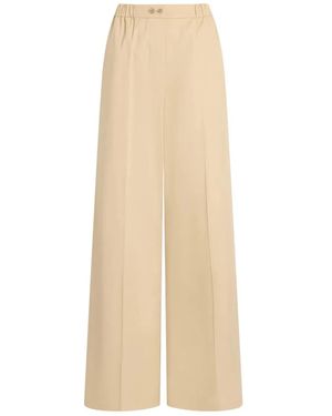 Patou Pantalone Con Vita Elasticizzata - Natural