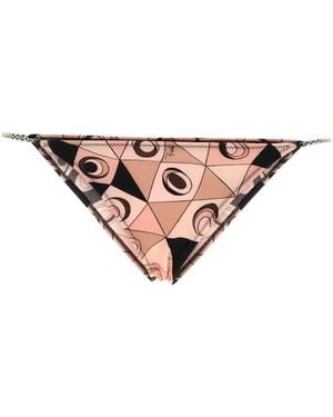 PUCCI Stretch Nylon Bikini Bottom - Pink