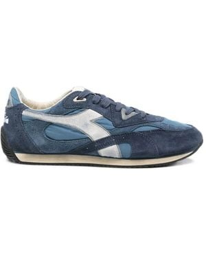 Diadora "Heritage Equipe Revenge Nylon Used" Sneakers - Blue