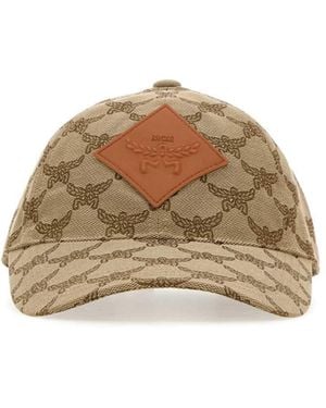 MCM Embroidered Polyester Blend Baseball Cap - Multicolour