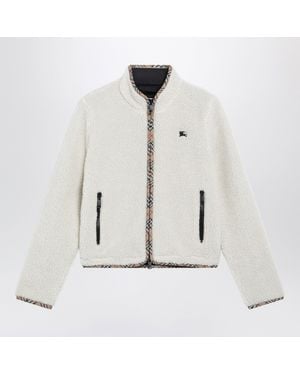 Burberry Cropped Jacket - White