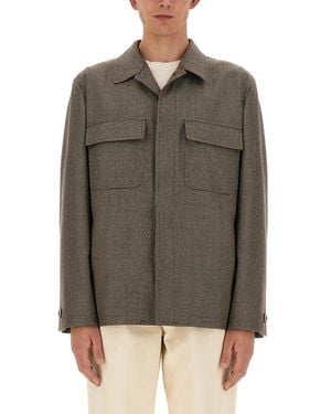 Lardini Shirt Jacket - Gray