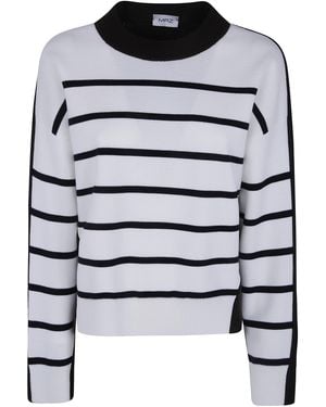 Mrz Stripes Round Neck - Grey