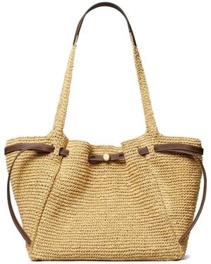 Tory Burch Romy Straw Tote - Natural