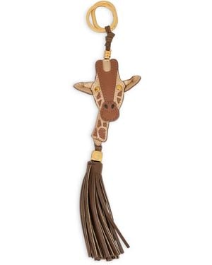 Gianni Chiarini Keychain With Fringe - Metallic