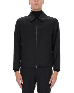 BOSS Virgin Wool Jacket - Black