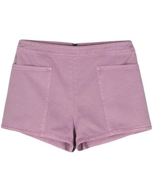 Max Mara Mini Alibi Shorts - Purple