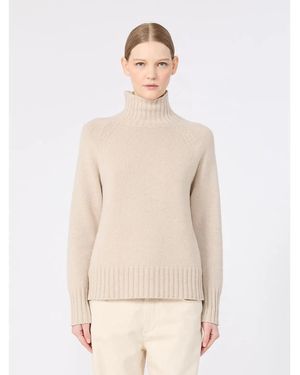 Max Mara S Max Mara Smmmantova Sweater - Natural