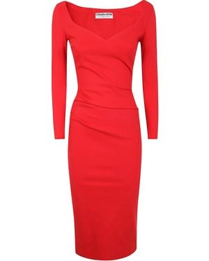 Chiara Boni "Luheart" Dress - Red