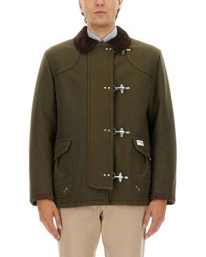Fay 4 Hooks Jacket - Green