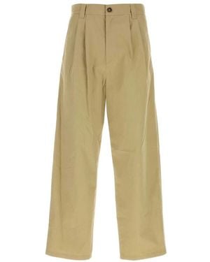 A.P.C. Relaxed Pleated Trousers - Natural