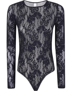 Zimmermann Lace Bodysuit - Blue