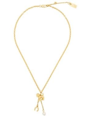 Marc Jacobs The Pony Charm Necklace - Metallic