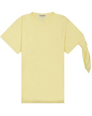 JW Anderson Tshirt Con Nodo - Yellow