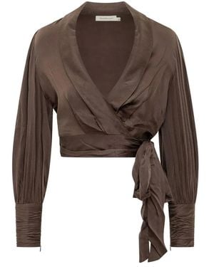 Zimmermann Camisa - Brown