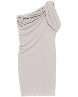 Rick Owens Twist Cotton Tank Top - White