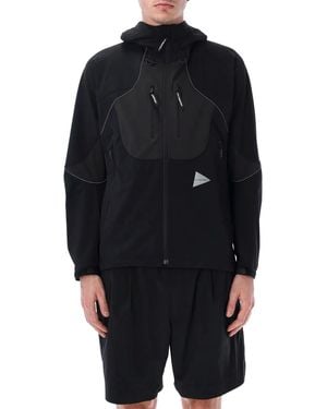 and wander Technical Jacket - Blue