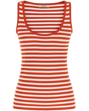 Max Mara 'Mxmghiro' Top - Red