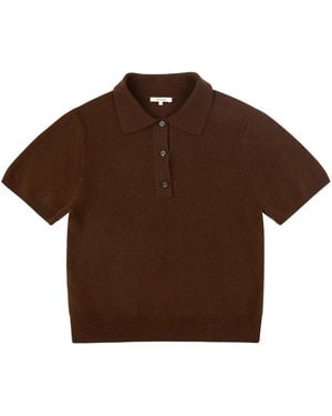 Entire studios Knit Polo Shirt - Brown