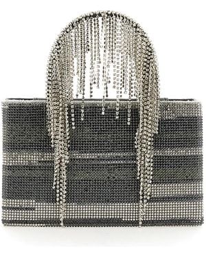 Kara Bag With Crystals - Gray