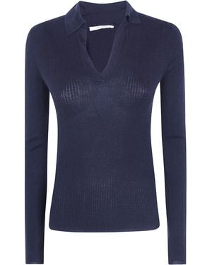 Max Mara Mxmgergo V-Neck Sweater - Blue