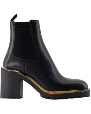 Burberry Gravel 70 Ankle Boots - Black