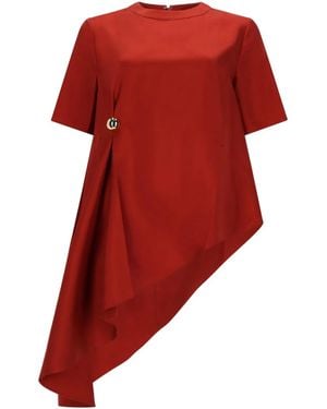 Loulou de Saison Top Asimmetrico "Madea" - Red