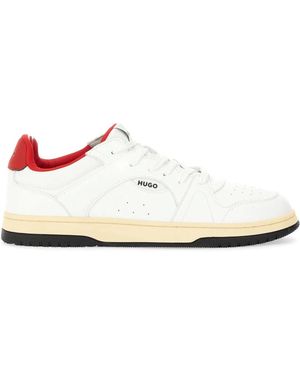 HUGO Leather Sneaker - White