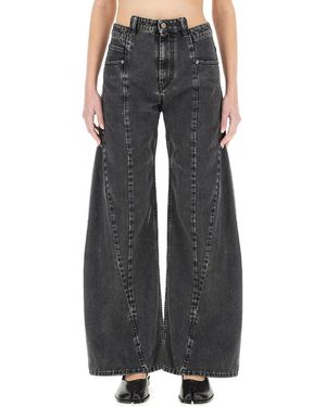 Maison Margiela Jeans Palazzo "Dècortiquè" - Black