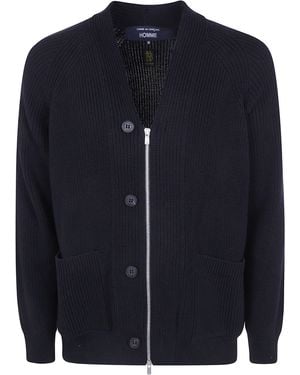 Comme des Garçons Comme Des Garçons Homme Plus Double Lace Wool Cardigan - Blue