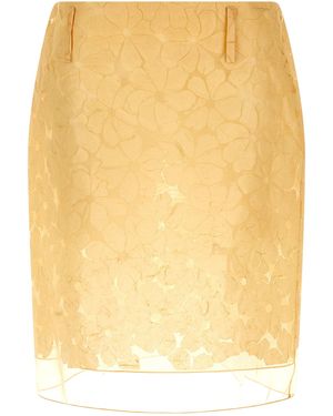 Marni Polyester Midi Skirt - Yellow