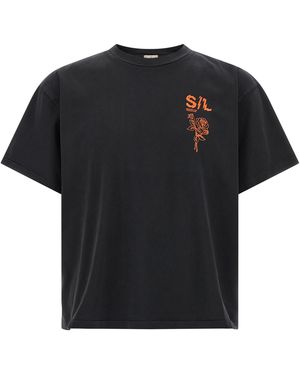 Second/Layer 'Girls Girls Girls' T-Shirt - Black