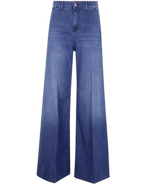 CIGALA'S Wide Leg Medium Palace Jeans - Blue