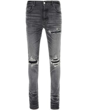 Amiri Suede Mx1 Jean - Gray